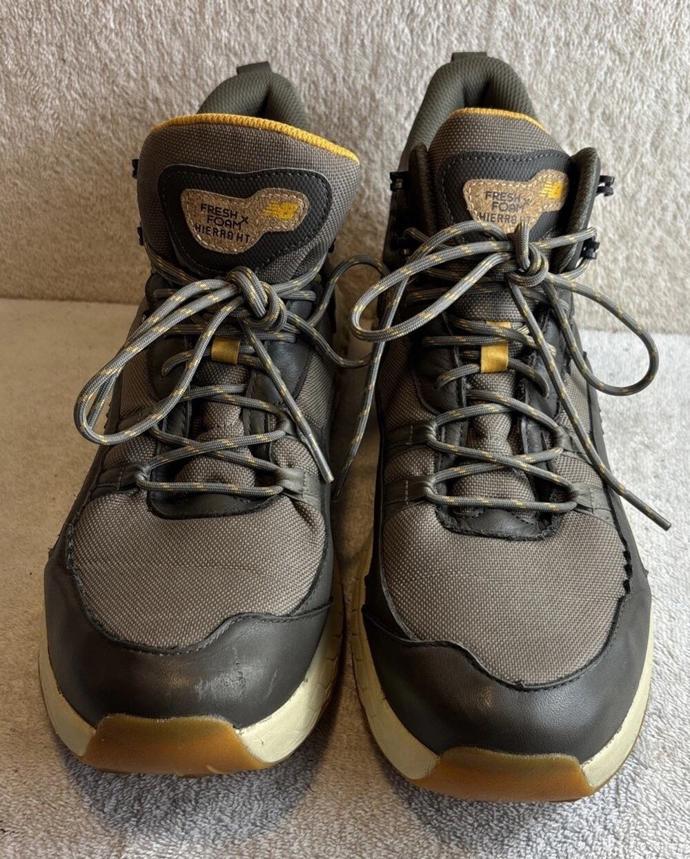 New Balance Men's Fresh Foam X Hierro Mid GTX Wren/Bungee MTHIMCBE Size 12